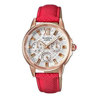 CASIO SHEEN Series Design Business SHE-3029PGL-7A Red Analog SHE-3029PGL-7A2021