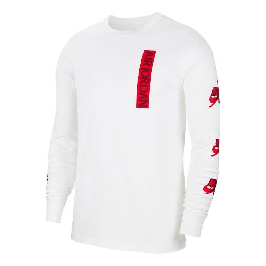 Air Jordan Casual Round Neck Long Sleeves White CN3505-100