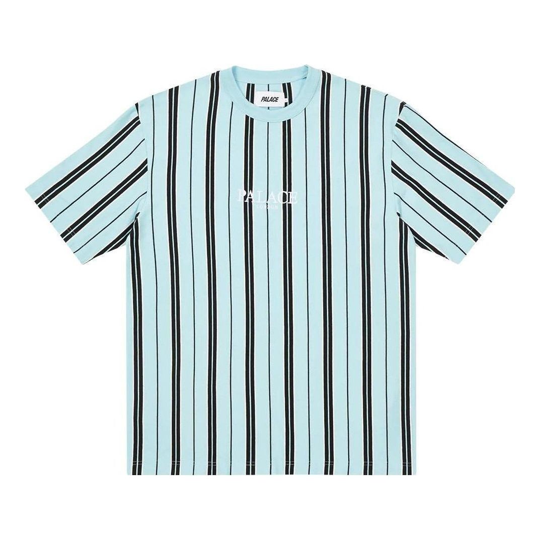 Palace Vertical Stripe T-Shirt 'Light Blue' P23ES041
