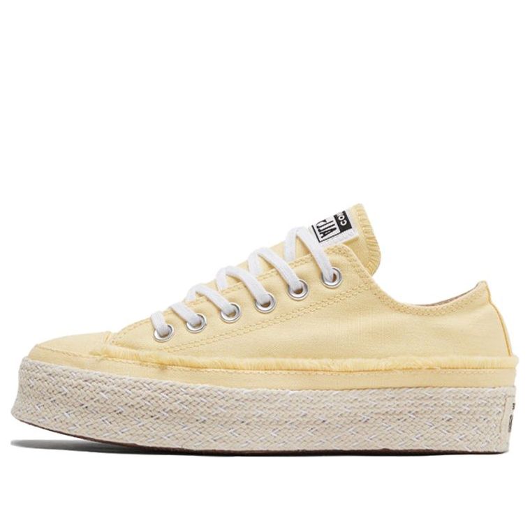 (WMNS) Converse Chuck Taylor All Star Low 'Color Espadrille - Banana Cake' 570772C