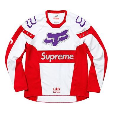 Supreme SS18 Fox Racing Moto Jersey Top Red SUP-SS18-366
