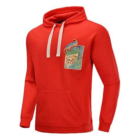 Li-Ning x Disney Fleece Lined Pullover Red AWDQ135-2