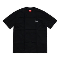 Supreme SS20 Week 1 Patchwork S/S Top Short Sleeve Tops Unisex Black SUP-SS20-201
