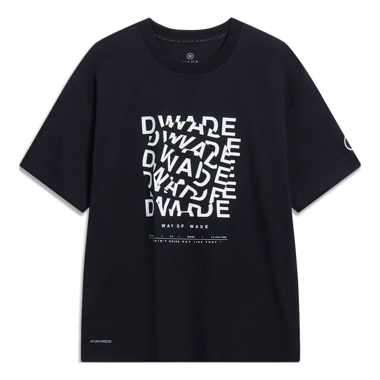 Li-Ning Way Of Wade Short Sleeve T-shirt 'Black' AHST327-1