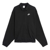 Nike Club Fleece Harrington Jacket 'Black' DX0539-010