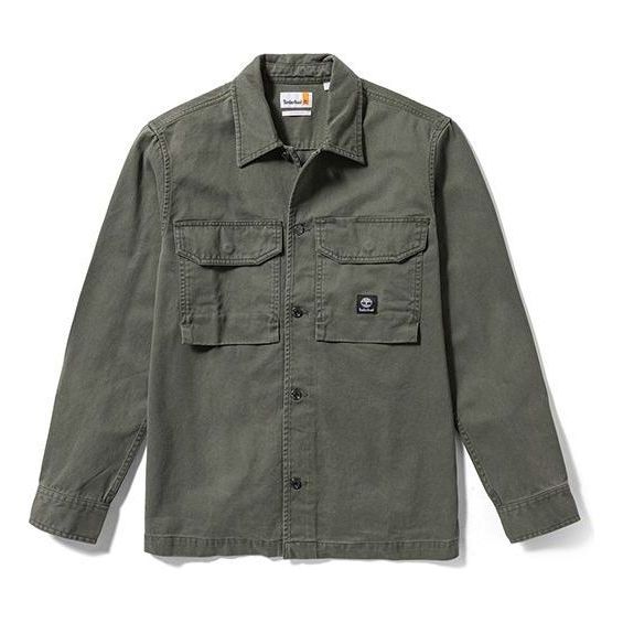 Timberland Double Patched Pockets Shirt 'Olive Green' A42K5-A58