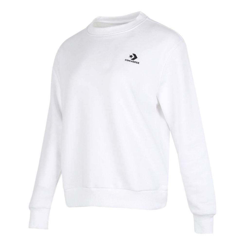 (WMNS) Converse Casual SweatshirtAsia Sizing 'White' 10020870-A07