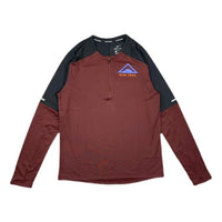 Nike Trail Running Windrunner 1/4 Zipper Jacket 'Red Black' CU5741-625