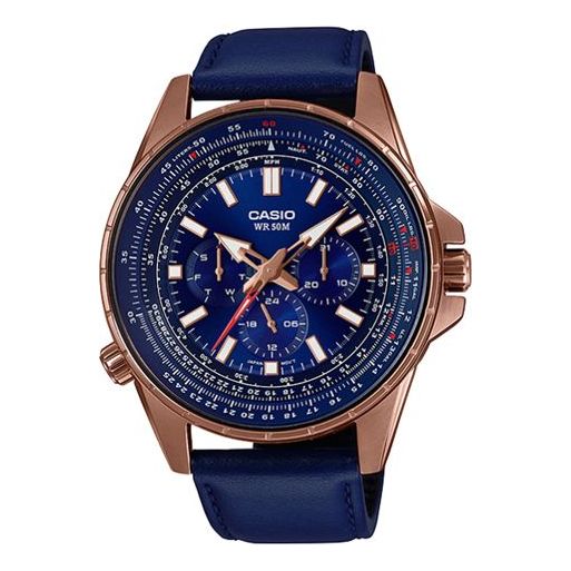 CASIO Design Watch Blue Dial Blue Analog MTP-SW320RL-2A