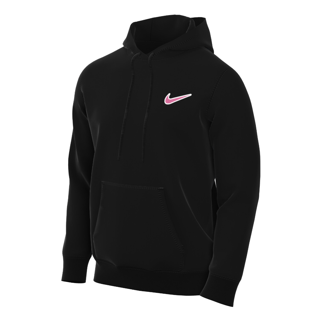 Nike Sportswear Pullover Hoodie 'Black Pinksicle' FZ5200-010
