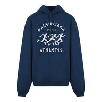 Balenciaga SS21 Oversized Sports Jacket 'Blue' 641679TJVI74866