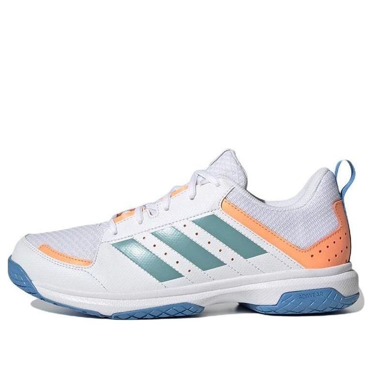 (WMNS) adidas Ligra 7 Indoor 'White Blue' GX1262