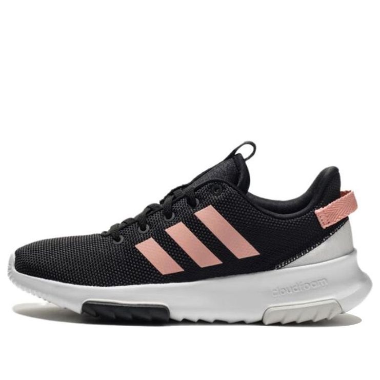(WMNS) adidas Neo CF Racer TR Sports Casual Shoes 'Black Pink' AH2423