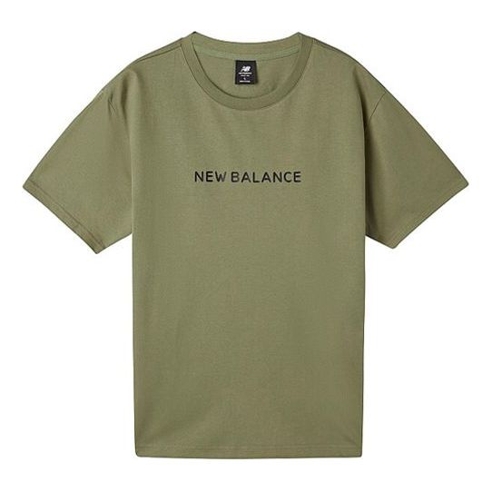New Balance x Noritake Unisex Logo Round-neck Green AMT02377-OV