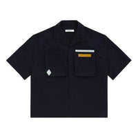 A-COLD-WALL* Pocket Poplin Shirt 'Navy Blue' ACWMSH047-NAVY