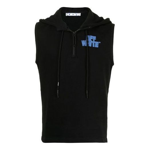Off-White SS21 Logo Printing Sleeveless Black OMAC010R21FLE0021040