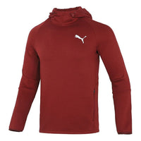 PUMA Logo Printing Sports Pullover Deep Red 846340-22