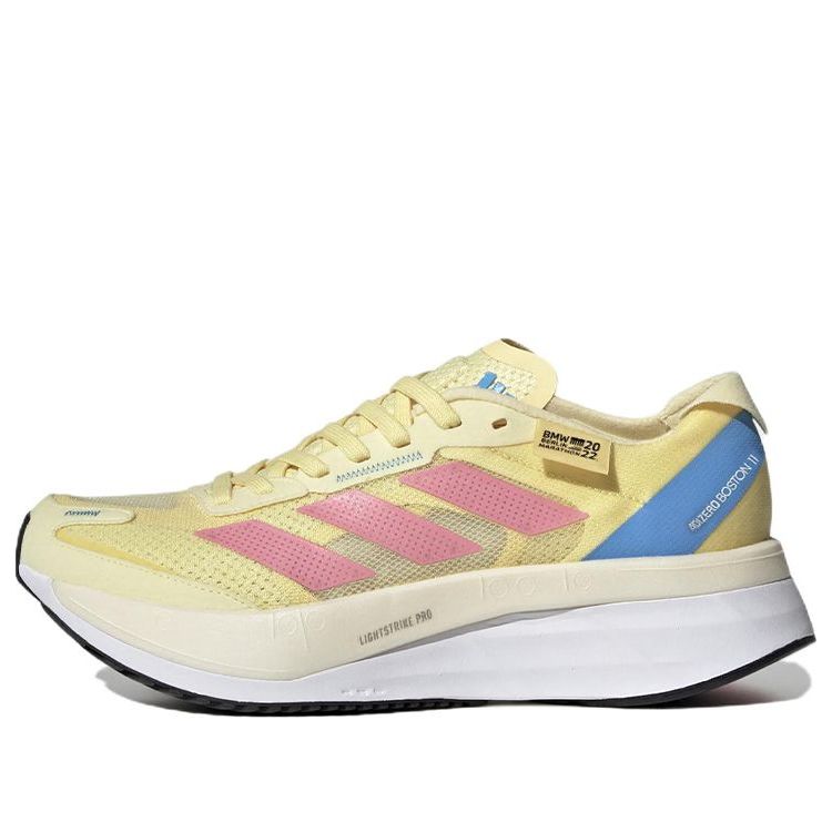 (WMNS) adidas Adizero Boston 11 Berlin 'Yellow Bliss Pink' HP9544