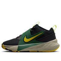 (GS) Nike Team Hustle D 12 'Black Fir Light Army Bright Citron' HF6279-004