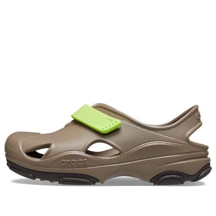 (PS) Crocs All Terrain Fisherman Sandals 'Beige Green' 208351-260
