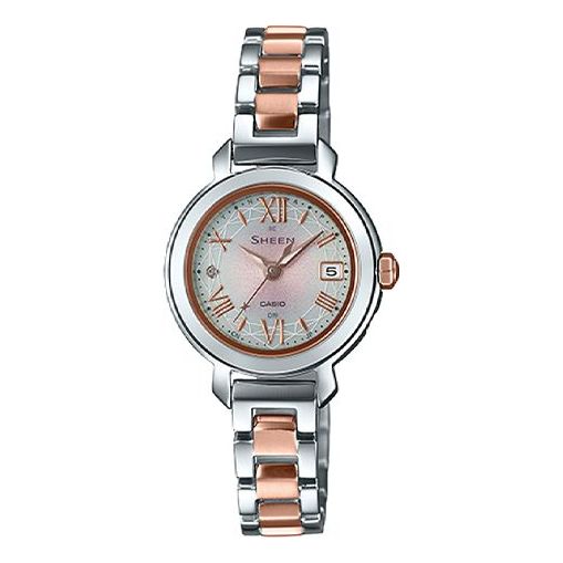 CASIO SHEEN Series Stylish Classic Watch Solar Charging Metallic Strap Solar Powered Gold Analog SHW-5300DSG-4AJF