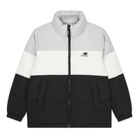 New Balance Warm Down Jacket Asia Sizing 'Black White Grey' 5PC44283-GR