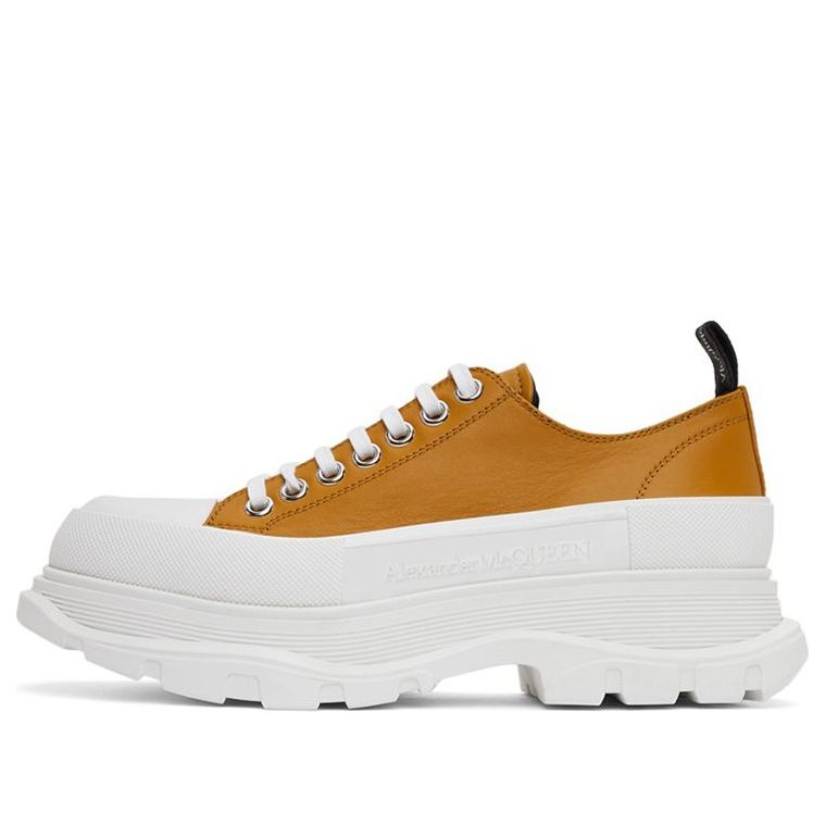 Alexander McQueen Tread Slick Sneakers 'Tan White' 627225WHZP27169