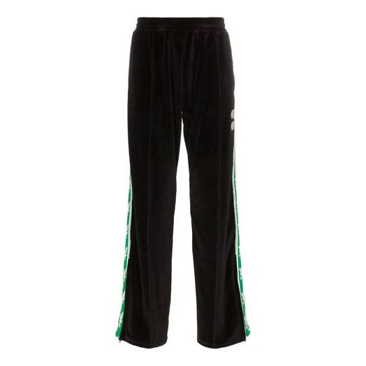 Off-White SS21 Sports Long Pants Loose Fit Black OMCA086R19C120211000