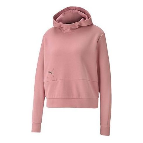 (WMNS) PUMA Nu-Tility Hoodie 'Pink Black' 585257-16