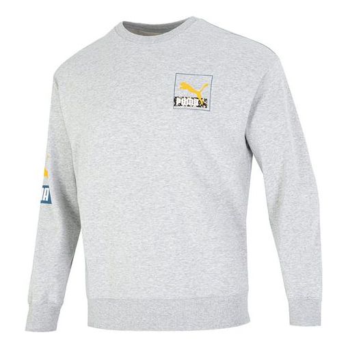 PUMA Brand Love Crew Sweatshirt 'Grey' 537657-04
