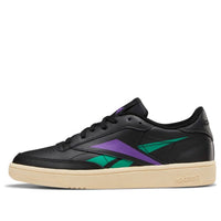(WMNS) Reebok Club C 85 Black/Purple DV7251