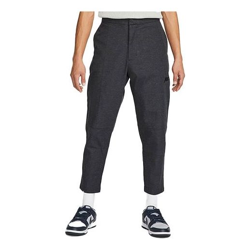 Nike Woven Cropped Casual Pants 'Black' DM5611-010