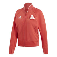 (WMNS) adidas Sports Stylish Long Sleeves Jacket Red FI9213