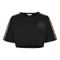 FENDI Knit T-Shirt Black FAF114ADHAF0GME