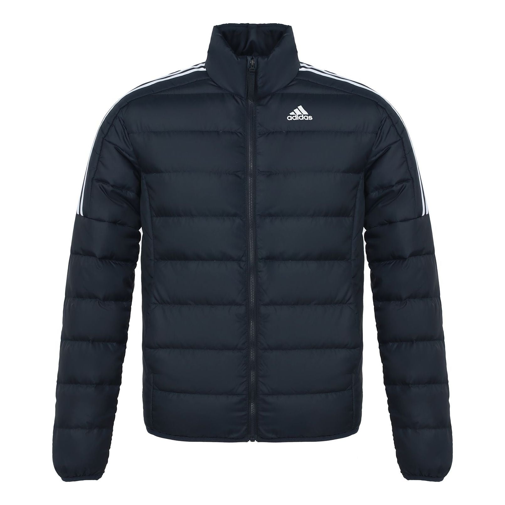 adidas Ess Down Logo Print, Warm, Casual Down Jacket Men's Legendary Ink Blue GH4594
