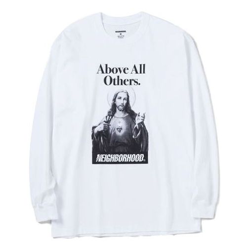 NEIGHBORHOOD SS21 Long-sleeved Men's White 211PCNH-LT04