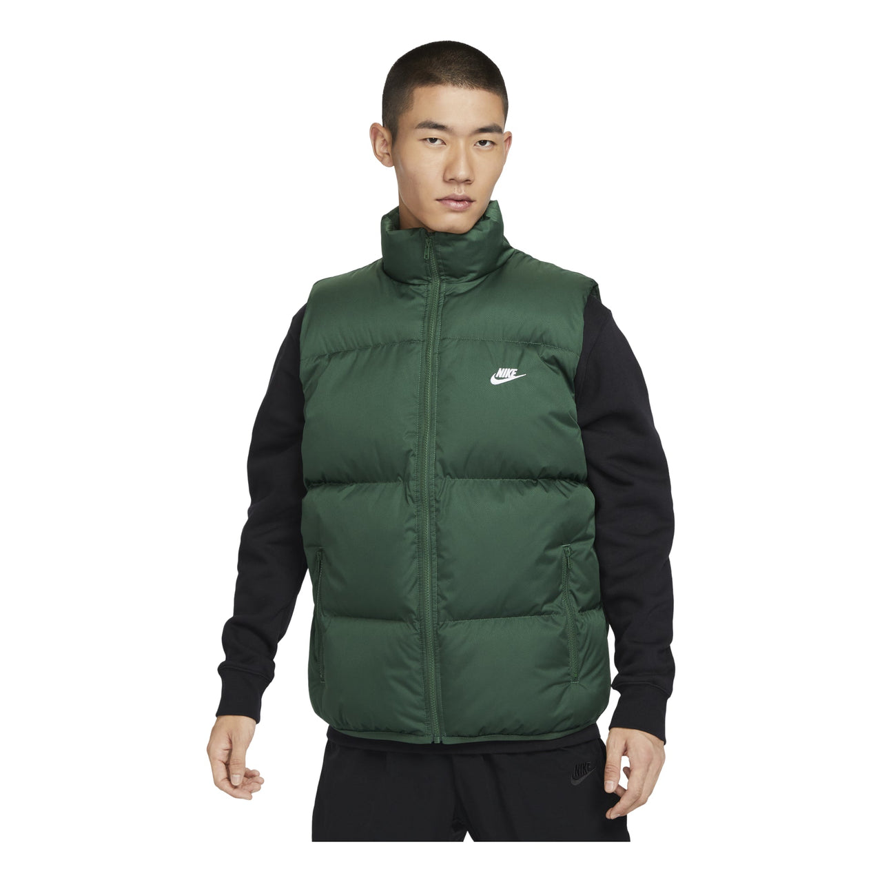 Nike Sportswear Club PrimaLoft Water-Repellent Puffer Vest Asia Sizing 'Green' FB7374-323
