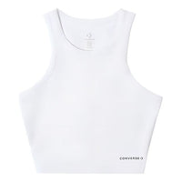 (WMNS) Converse High Neck Knit Tank Top Asia Sizing 'White' 10026502-A02