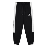 New Balance Cotton Sport Joggers Asia Sizing 'Black White' AMP03344-BK