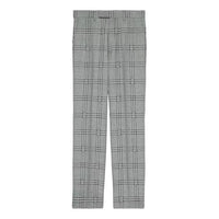 Gucci Horsebit Check Wool Tailored Pant 'Grey Black' 680704-ZAOPD-1016