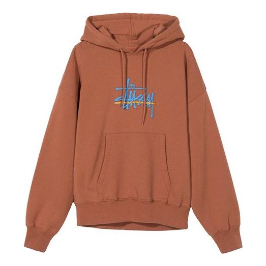 Stussy Ray Hood Alphabet Printing Brick Red 218089BRIC