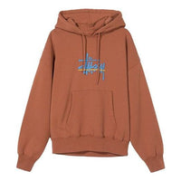 Stussy Ray Hood Alphabet Printing Brick Red 218089BRIC