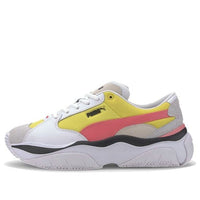 (WMNS) PUMA Storm.Y Color Block 'White Yellow' 371731-03