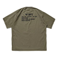WTAPS Back Letters Printed Short-Sleeve Men 201GWDT-SHM02