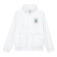 (GS) Skechers Casual Graphic Jacket 'White Blue' L222G051