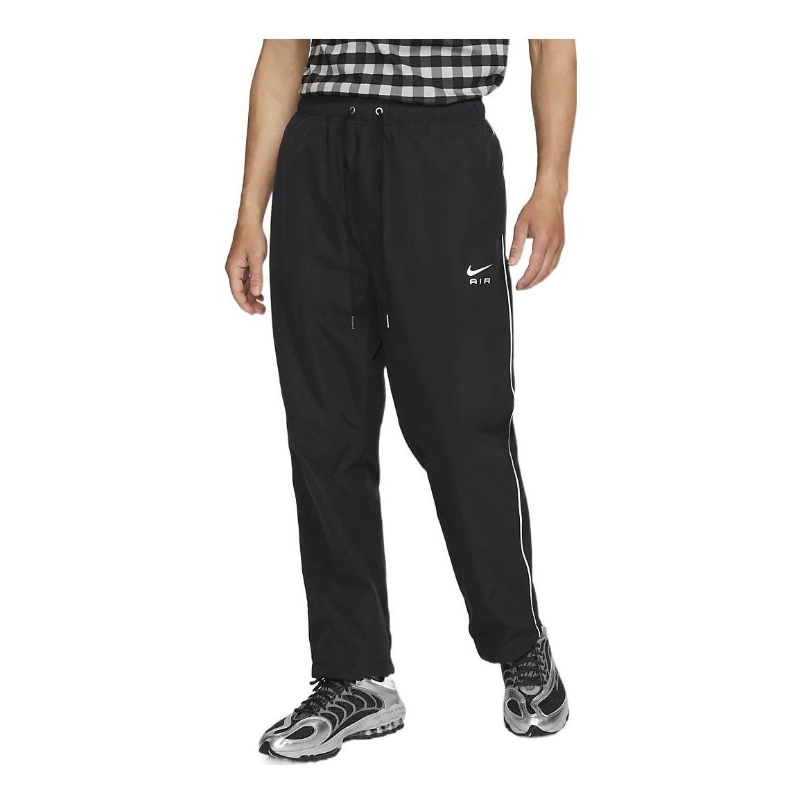 Men's Nike Casual Drawstring Logo Woven Sports Pants/Trousers/Joggers Black DQ4216-010