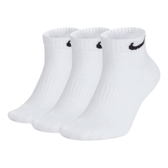 Nike Everyday Lightweight Training Sports Socks 3 Pairs White SX7803-100