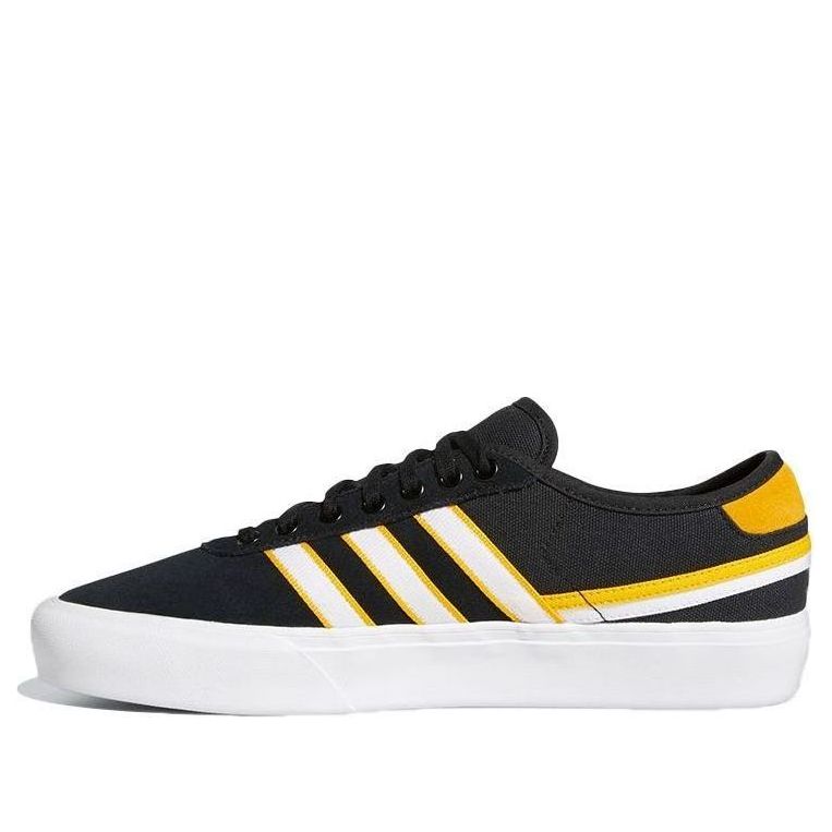 adidas originals Delpala 'Black White Yellow' FY7456
