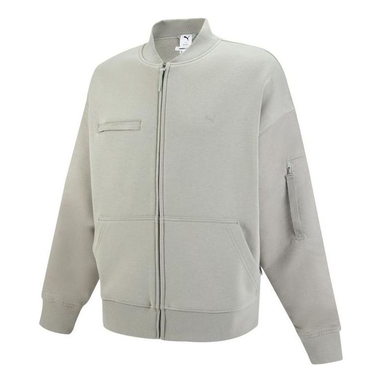 PUMA MMQ Baseball Jacket 'Grey' 536626-68