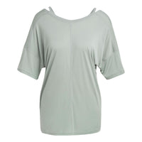 (WMNS) adidas Yoga Studio Oversized T-Shirt Asia Sizing 'Green' HR5078